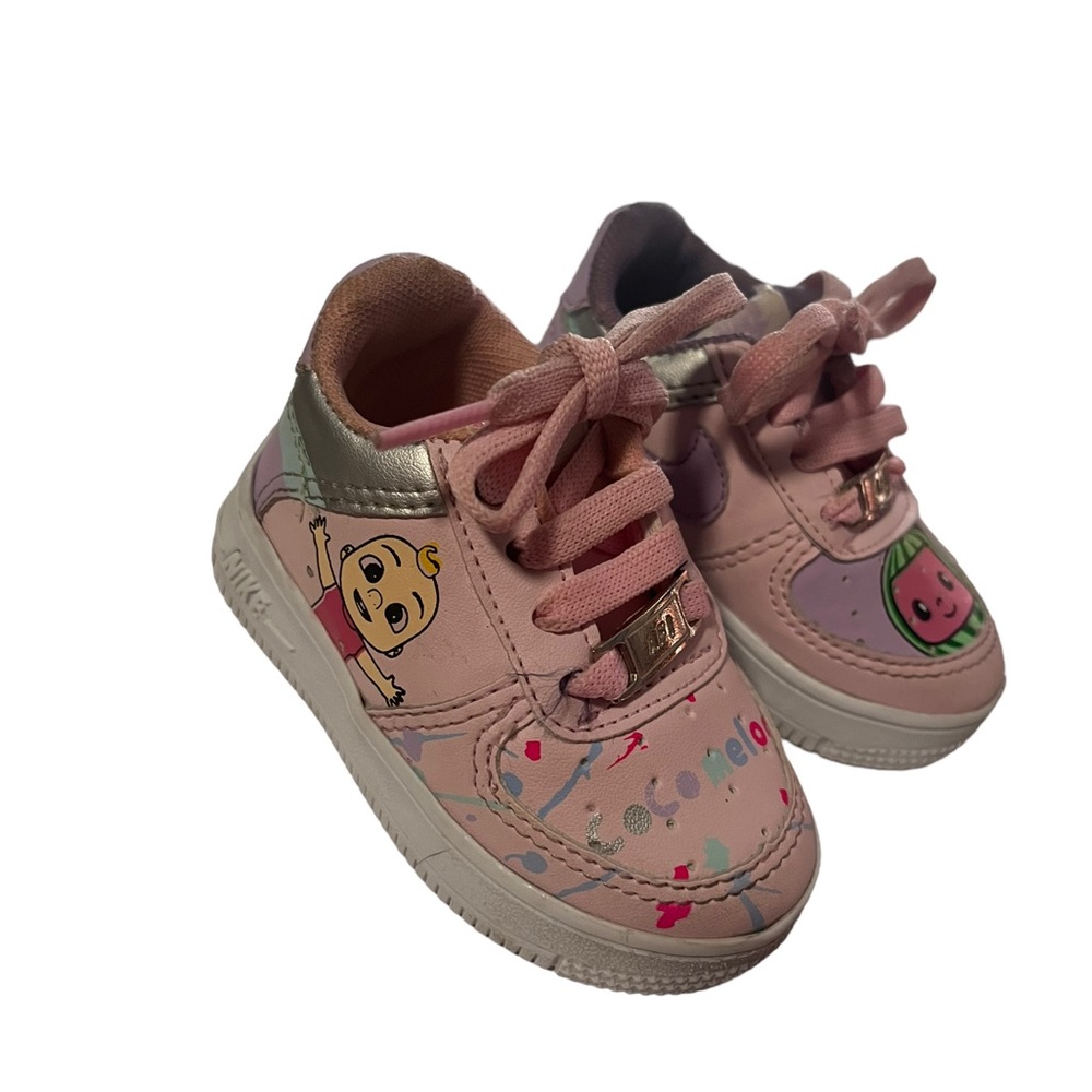 Nike Air Force 1 12.0  Cocomelon Toddler Sneakers Pink Size 7 (5.5")